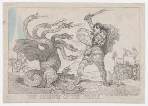 Folkets Champion, 11. marts 1784., 11. marts 1784. af Thomas Rowlandson