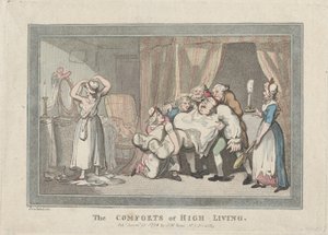 The Comforts of High Living, 16. december 1794., 16. december 1794. af Thomas Rowlandson