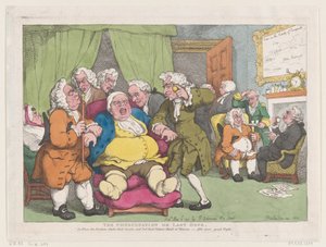Konsultationen eller det sidste håb, 30. juni 1808., 30. juni 1808. af Thomas Rowlandson