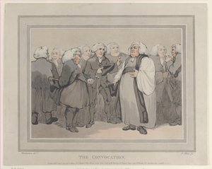 Konvokationen, september 1785., september 1785. af Thomas Rowlandson