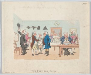 Country Club, 7. april 1803., 7. april 1803. af Thomas Rowlandson