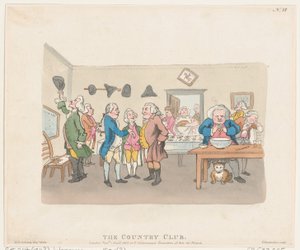 Country Club, 7. april 1803., 7. april 1803. af Thomas Rowlandson