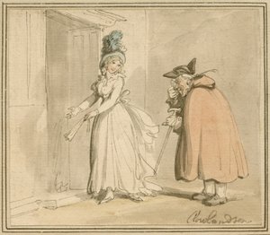 Kurtisanen af Thomas Rowlandson