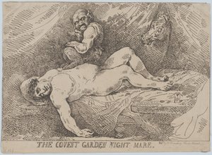The Covent Garden Night Mare, 20. april 1784., 20. april 1784. af Thomas Rowlandson