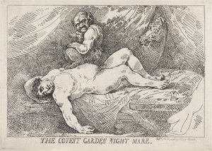 The Covent Garden Night Mare, 20. april 1784., 20. april 1784. af Thomas Rowlandson