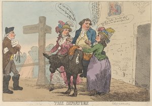 Afrejsen af Thomas Rowlandson