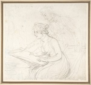 Tegnelektionen af Thomas Rowlandson