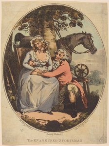 Den forelskede sportsmand af Thomas Rowlandson