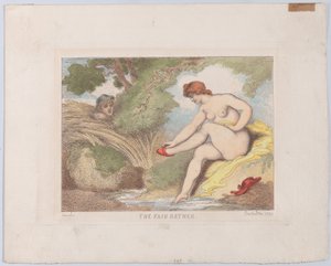 Den skønne bader, 1799., 1799. af Thomas Rowlandson