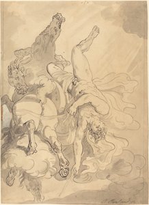Phaetons fald af Thomas Rowlandson