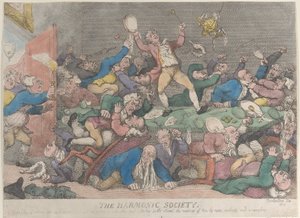 The Harmonic Society, [1810], genudgivet 1811., [1810], genudgivet 1811. af Thomas Rowlandson