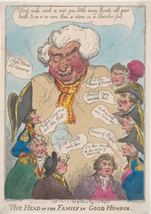 Familiens Overhoved i godt Humor, 15. januar 1809., 15. januar 1809. af Thomas Rowlandson
