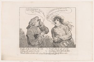 De uhelbredelige, 4. april 1784., 4. april 1784. af Thomas Rowlandson