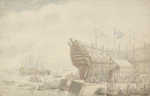 Lanceringen af H.M.S. 