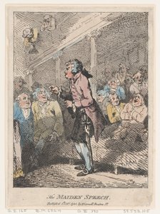 Jomfrutalen, 5. oktober 1785., 5. oktober 1785. af Thomas Rowlandson