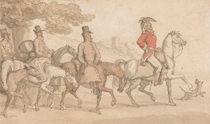 Johnny Newcomes militære eventyr af Thomas Rowlandson
