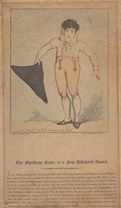 »The Monstrous Craw«; eller et nyopdaget dyr af Thomas Rowlandson