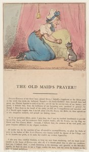 Den gamle piges bøn!!, 10. februar 1801., 10. februar 1801. af Thomas Rowlandson