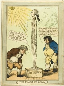 Søjlen af salt af Thomas Rowlandson