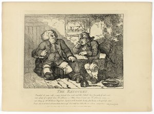 The Recovery, fra Boswells Tour of the Hebrides af Thomas Rowlandson