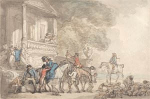Hjemkomsten fra jagten af Thomas Rowlandson