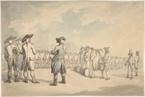 Paraden af Thomas Rowlandson