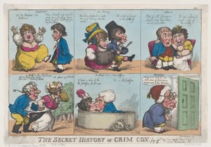 The Secret History of Crim Con, Fig. 2, 18. august 1812., 18. august 1812. af Thomas Rowlandson