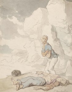 De skibbrudne sømænd af Thomas Rowlandson