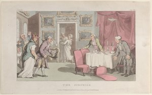 The Surprise, fra The Vicar of Wakefield, 1. maj 1817., 1. maj 1817. af Thomas Rowlandson