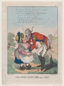 Den søde lille pige, som jeg elsker, 4. juni 1808., 4. juni 1808. af Thomas Rowlandson