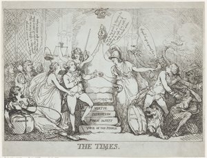 The Times, december 1788., december 1788. af Thomas Rowlandson