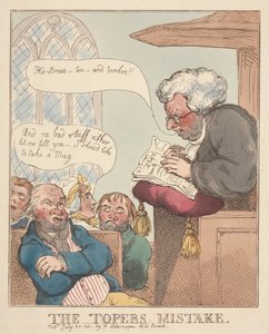 Topers fejltagelse af Thomas Rowlandson