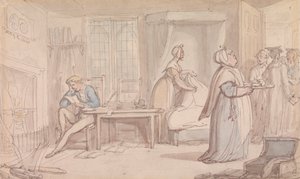 Studenterværelset af Thomas Rowlandson