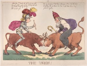Unionen, 1. januar 1801., 1. januar 1801. af Thomas Rowlandson