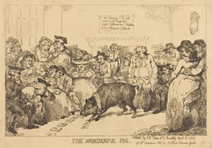 Den vidunderlige gris af Thomas Rowlandson