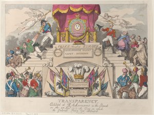 Gennemsigtighed: Udstillet hos R. Ackermann i Stranden den 27. november ..., 27. november 1815. af Thomas Rowlandson