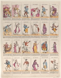 Twelfth Night Characters, 1811., 1811. af Thomas Rowlandson