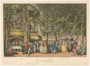 Vauxhall, 1732 af Thomas Rowlandson