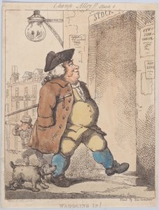 Waddling In!, 1. august 1799., 1. august 1799. af Thomas Rowlandson