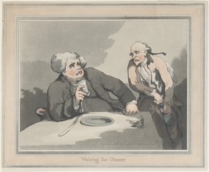 I ventetiden på middagen af Thomas Rowlandson