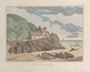 West Loo, Cornwall af Thomas Rowlandson