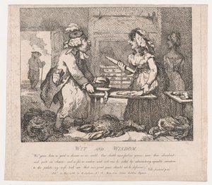 Vid og visdom Pittoreske skønheder i Boswell, del den første, 15. maj 1786., 15. maj 1786. af Thomas Rowlandson