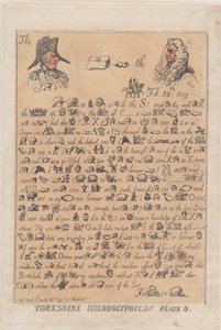 Yorkshire Hieroglyphics, plade 3, 13. marts 1809., 13. marts 1809. af Thomas Rowlandson