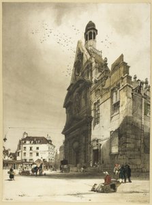 St. Etienne du Mont-kirken, Paris af Thomas Shotter Boys