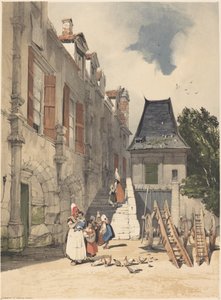 St. Amand Abbey, Rouen af Thomas Shotter Boys