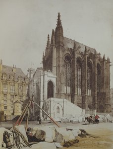 La Sainte Chapelle, fra Picturesque Architecture i Paris, udgivet 1839 af Thomas Shotter Boys
