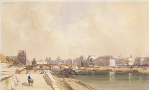 Pont Royal i 1833 af Thomas Shotter Boys
