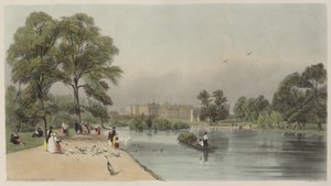 London, som det er: Buckingham Palace, fra St. James