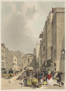 London As It Is: Temple Bar, fra Strand af Thomas Shotter Boys