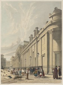 London, som det er: Banken, der ser mod Mansion House af Thomas Shotter Boys